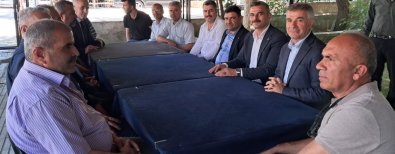 MHP ADIYAMAN İL BAŞKANI ALİ ÖNAT VE İLÇE YÖNETİMİ BAŞKAN ERCAN ÖNCEBEYE HAYIRLI OLSUN ZİYARETİNDE BULUNDULAR
